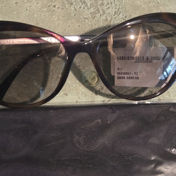 Versace Medusa Cat Eye Sunglasses Havanah Luxury Designer Mod4348 #167 main image 10